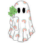 Shamrock Ghostie Glass Cups