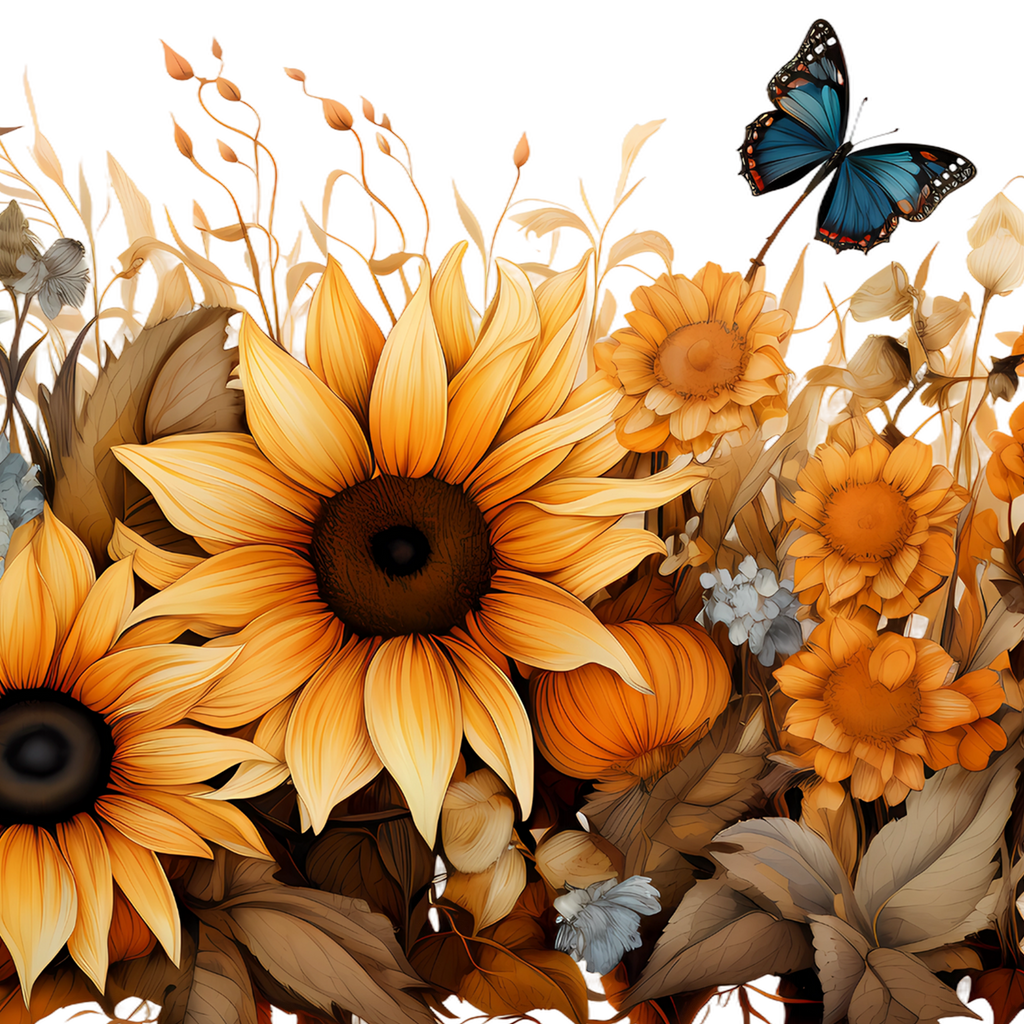Sunflower Glass Cups