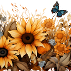 Sunflower Glass Cups