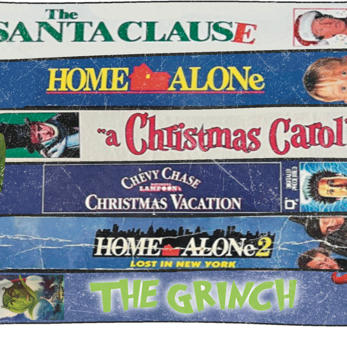 Christmas Movies Glass Cups
