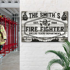 Fire & Rescue Fire Fighter Sign