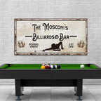 Billiards And Bar Sign II