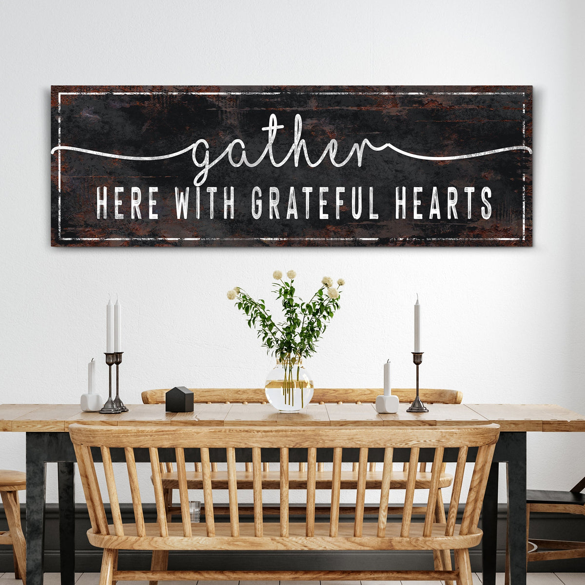 Gather Here With Grateful Hearts Sign III