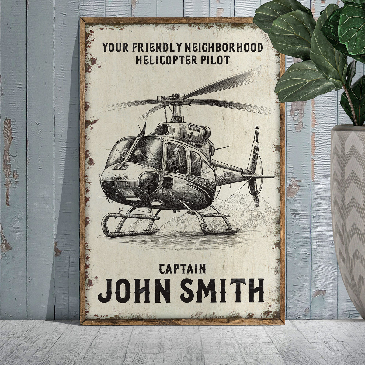 Helicopter Pilot Name Sign