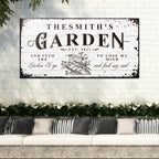 Family Garden Sign