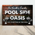 Poolside Oasis Sign