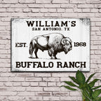 Buffalo Ranch Sign II