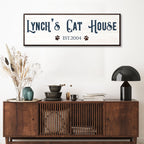 Cat House Sign
