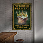 Craft Beer Brewery Sign
