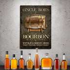 Bourbon Distillery Sign
