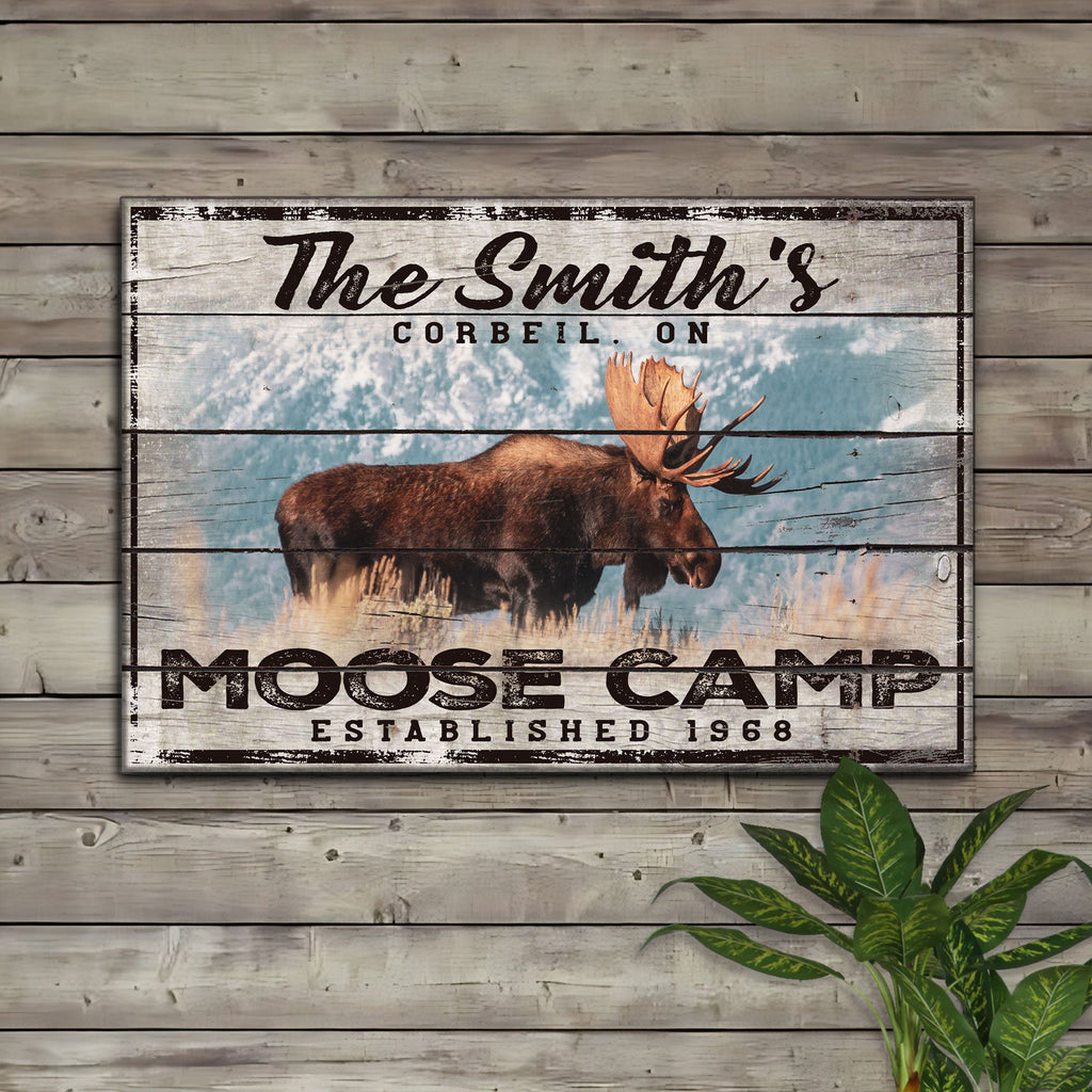 Moose Camp Sign