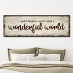 What A Wonderful World Sign III