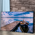 Boat Seascape Canvas Wall Art