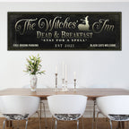 The Witches Inn Sign