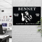 Master Electrician Sign