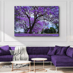 Jacaranda Trees Canvas Wall Art