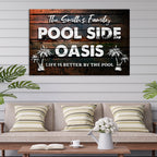 Poolside Oasis Sign