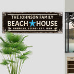 Family Beach House Sign III