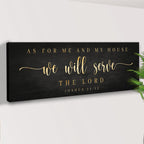 Joshua 24:15 - We Will Serve The Lord Sign III