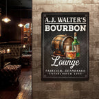 Bourbon Lounge Sign