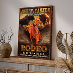 Cowboy Rodeo Bull Rider Sign