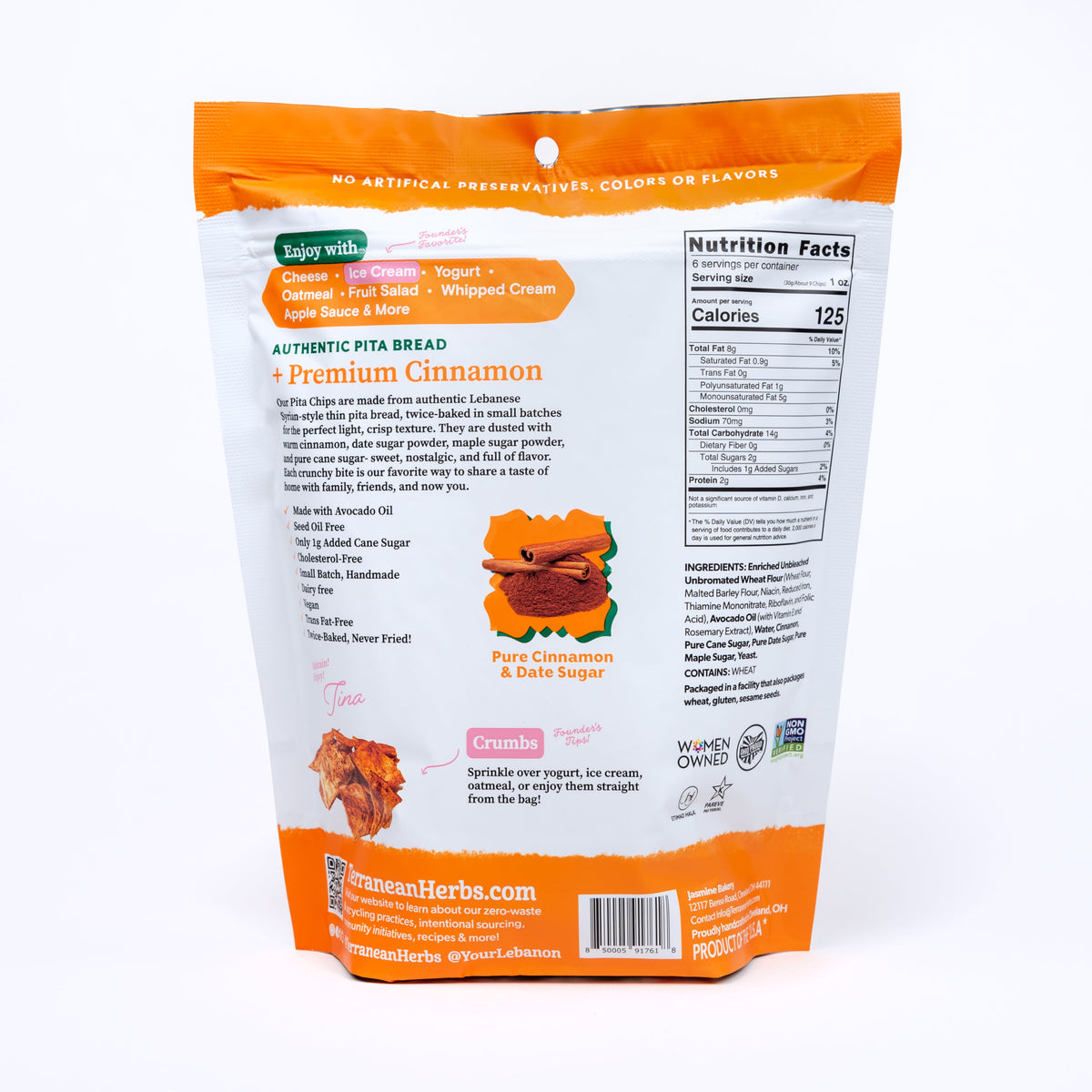 Cinnamon Sugar Pita Chips
