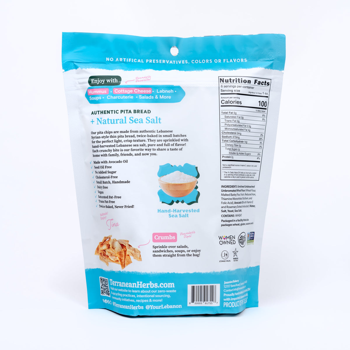 Sea Salt Pita Chips