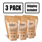 Bourbon Maple Granola | Pack of 3 | 12 oz | Gluten, Dairy, and Soy Free | Free Shipping | The Gourmet Granola