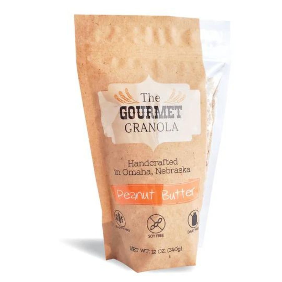 Peanut Butter Granola | Pack of 3 | 12 oz | Gluten, Soy, & Dairy Free | The Gourmet Granola