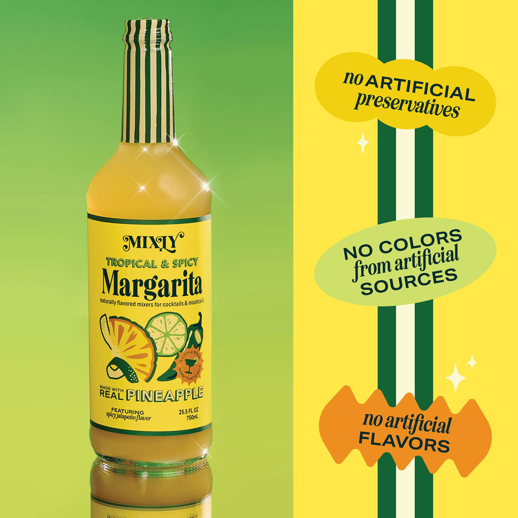 Tropical & Spicy Margarita Cocktail & Mocktail Mixer