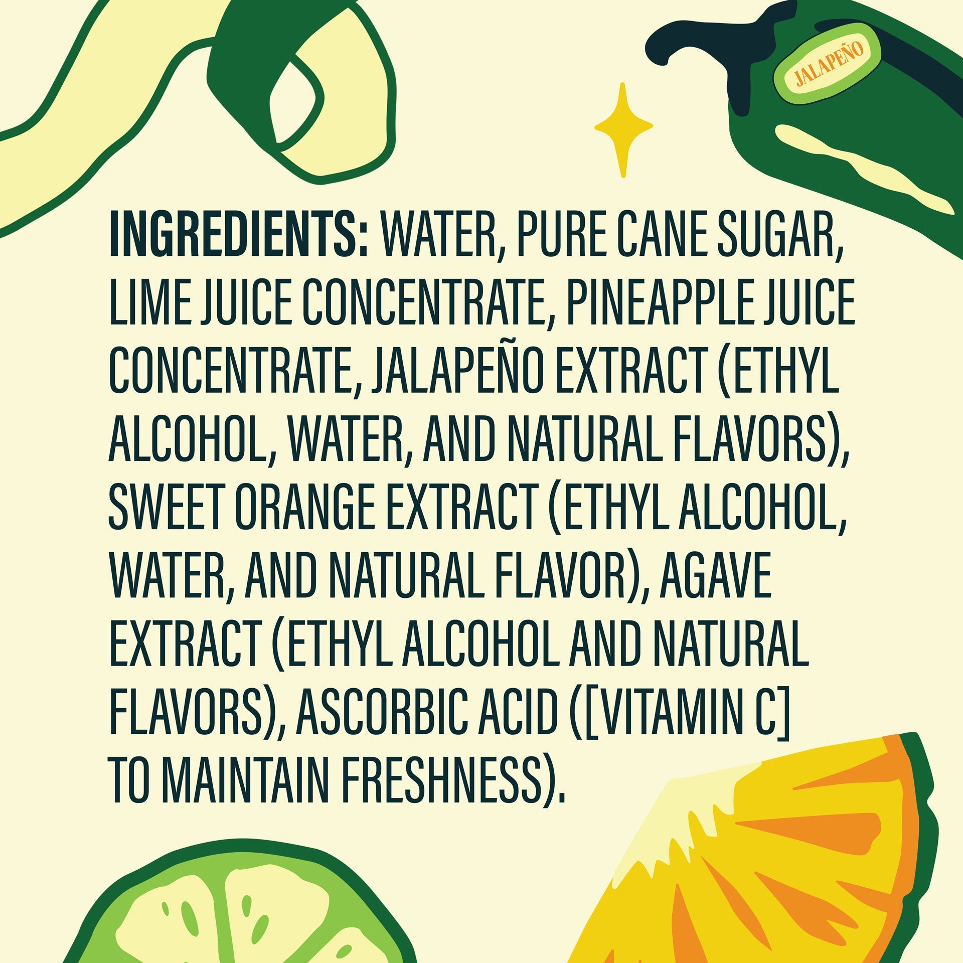 Tropical & Spicy Margarita Cocktail & Mocktail Mixer
