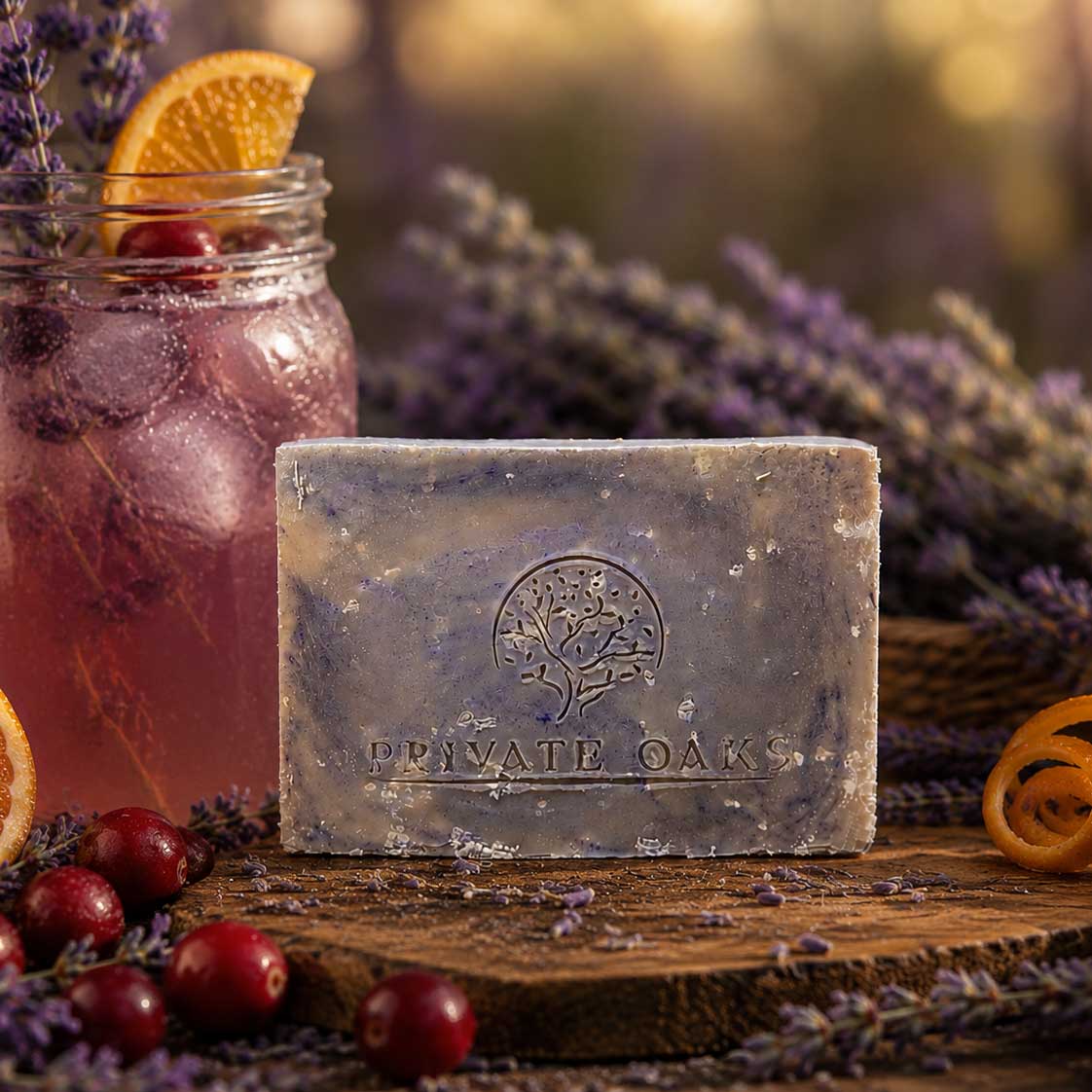 Twisted Lavender Bar Soap | 5 oz | Private Oaks Soap Co.