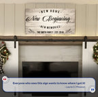 New Home Sign