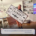 Personalized Laundry Room Sign