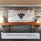 Land And Cattle Rustic Sign III