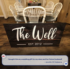 Wooden Family Name Sign