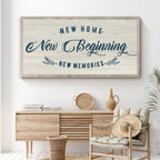 New Home, New Beginning Sign III