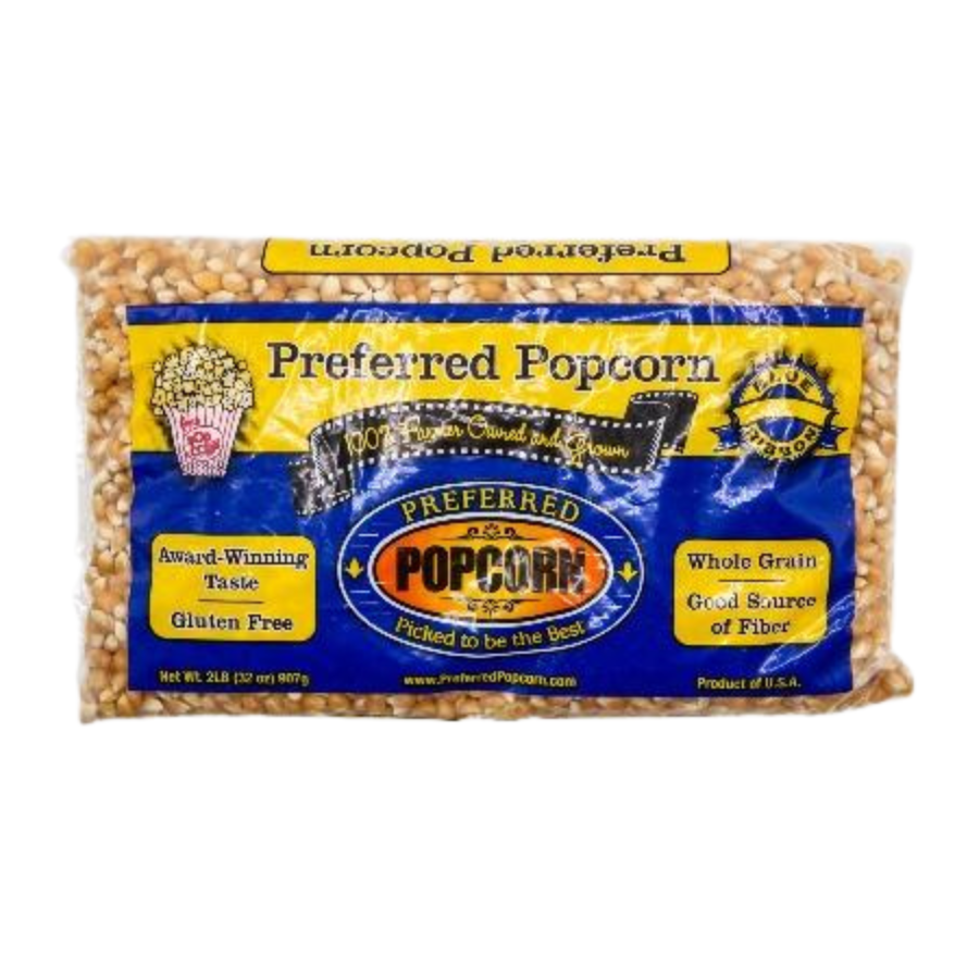Award Winning Blue Ribbon Popcorn | Pack of 6 | 2 lb | Preferred Popcorn