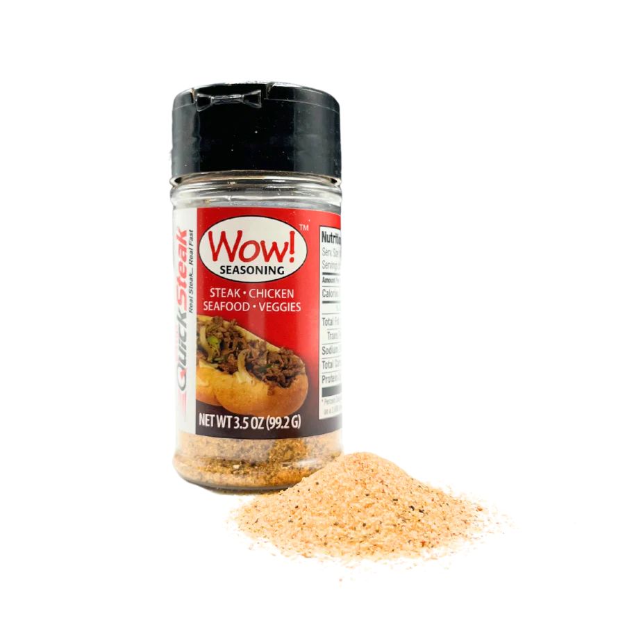 Wow! Seasoning | Pack of 3 | 3.5 oz | Gluten Free | Gary's QuickSteak