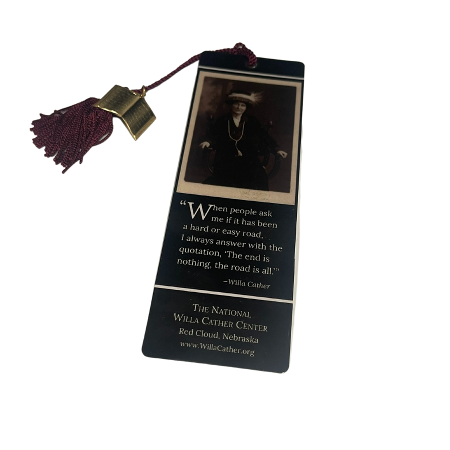 Willa Cather Book Mark | "Road is All" | 6.5" x 2.5" | The Willa Cather Foundation