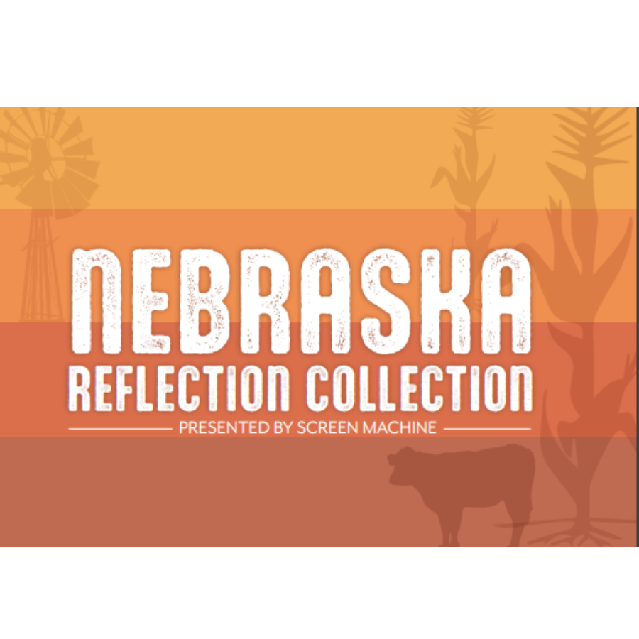SALE | Nebraska Reflection Collection Hat | Blue | One Size Fits Most | Screen Machine