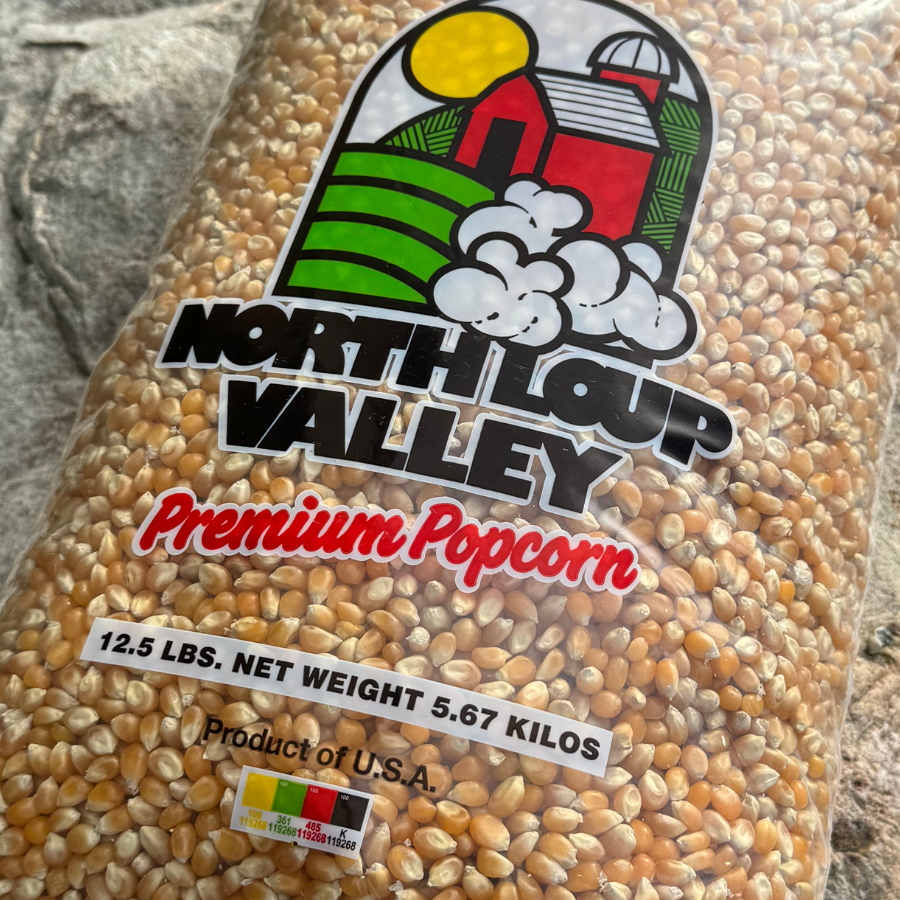 Yellow Un-Popped Popcorn Kernels | 12.5 lb | Non-GMO | Popcorn County USA | North Loup Valley