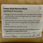 Freeze Dried Bison Marrow Mush | Pet Treats | 12 oz | Straight Arrow Bison