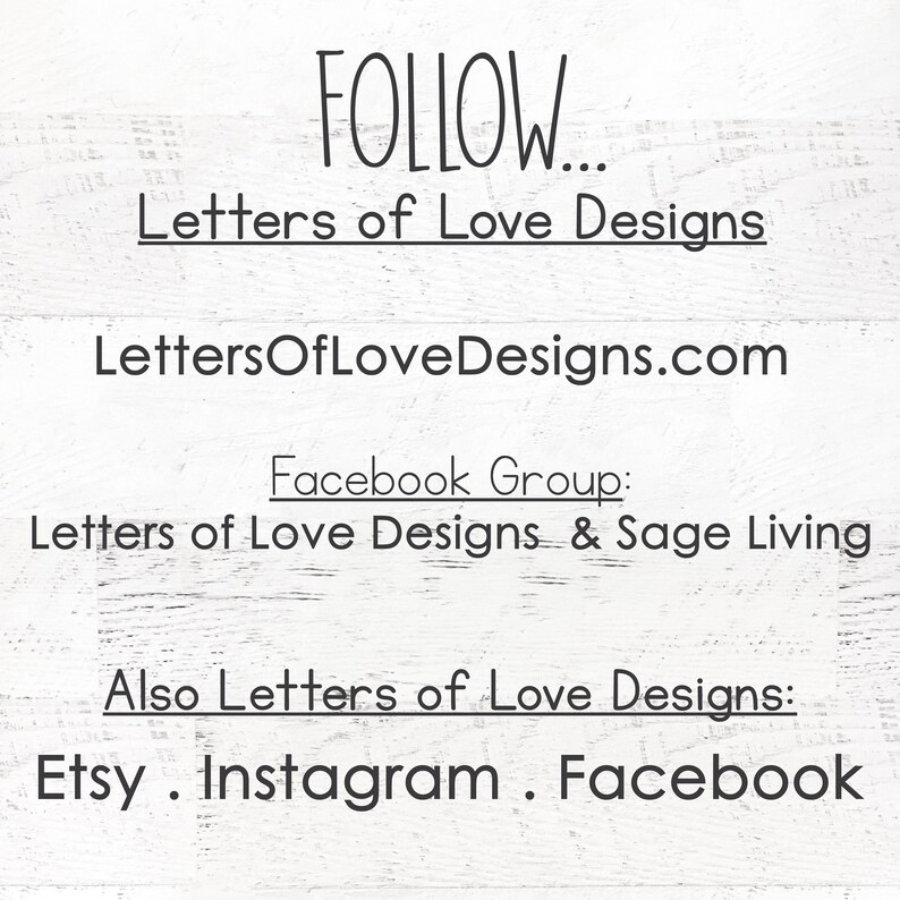 Grandpa Word Block | 6.5" x 1.5" x 1" | Letters of Love Designs