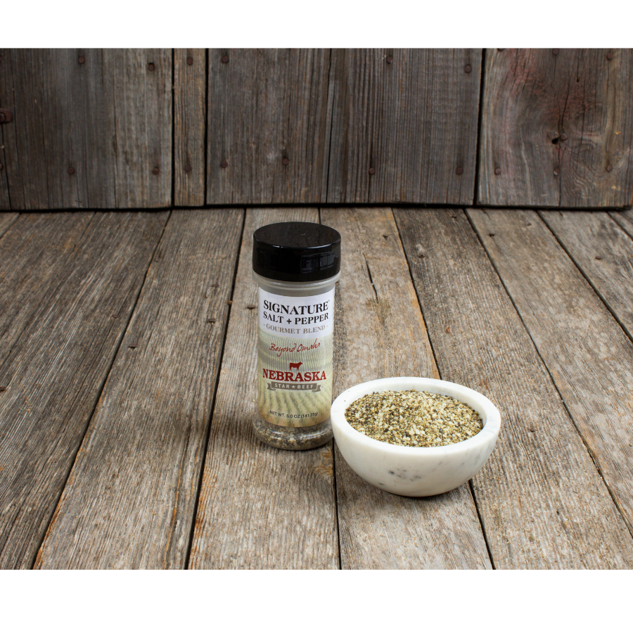 Salt + Pepper Blend | Pack of 6 |  5 oz | Shipping Included | Nebraska Star Beef