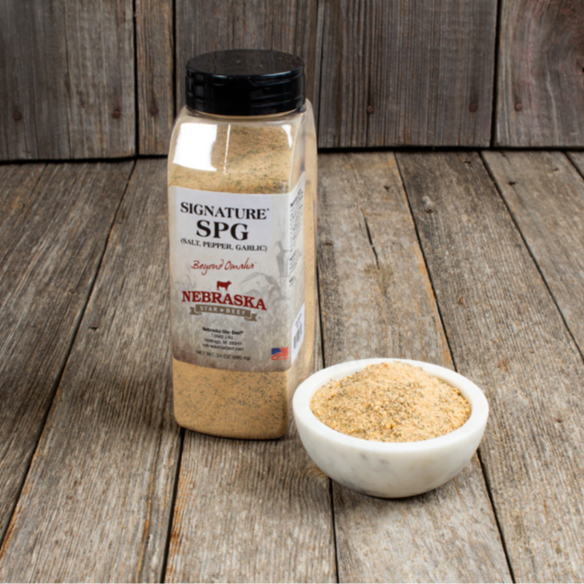 Salt, Pepper, Garlic Seasoning | Pack of 3 | 24 oz | Nebraska Star Beef