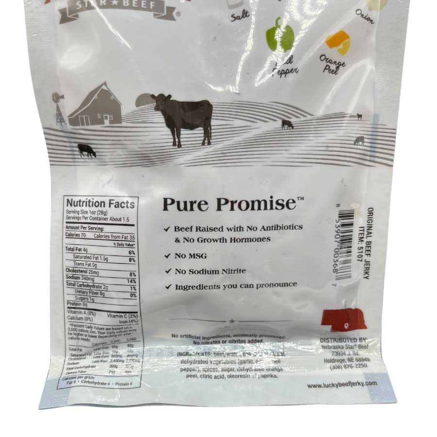 Original Beef Jerky | 1.5 oz | Nebraska Star Beef