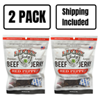 Red Pepper Beef Jerky | Pack of 2 | 3 oz | Shipping Included | Nebraska Star Beef