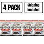 Red Pepper Beef Jerky | Pack of 4 | 3 oz | Shipping Included | Nebraska Star Beef