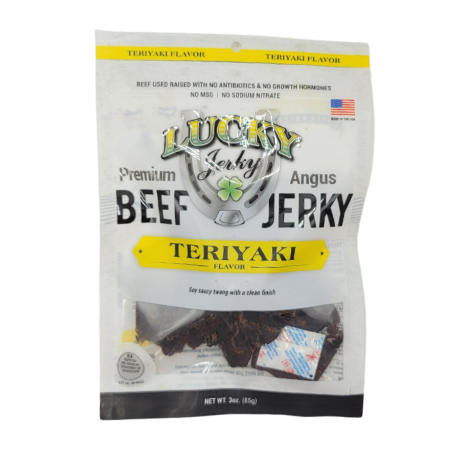 Teriyaki Beef Jerky | Pack of 6 | 3 oz | Nebraska Star Beef